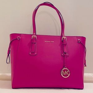 Michael Kors Voyager Bag in Hot Pink